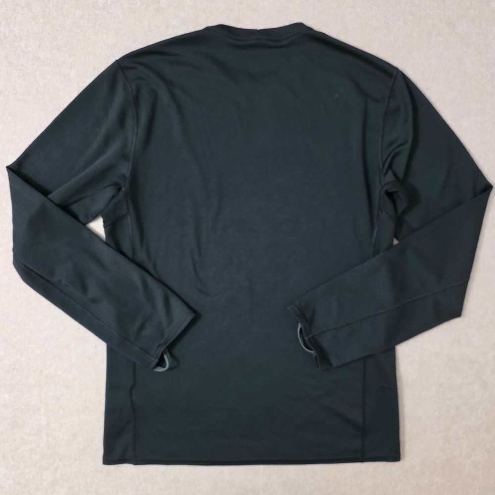 Patagonia Midweight Capilene Base Layer Sz S Black Long Sleeve Outdoor Hiking - Picture 5 of 10